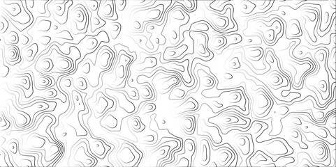 Abstract Gradient line topographic Contour Scheme & Geographic Moutain terrain. Contour map background. Cartographic Weave with seamless striped patterns and wavy gradient lines	

