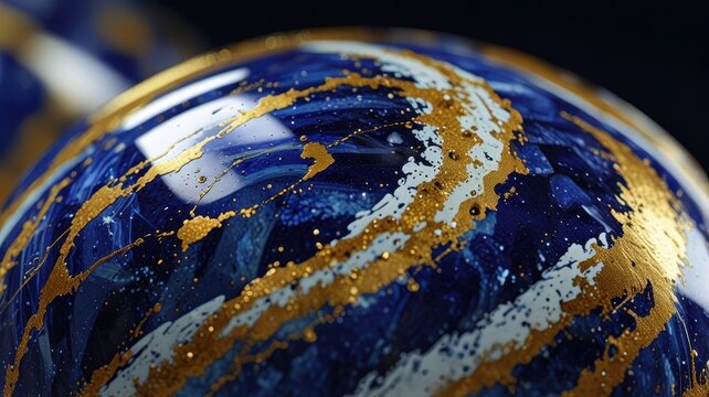 Dive into the depths of space with our collection of lapis lazuli backgrounds. The rich blue color with gold flecks will create an atmosphere of luxury and mystery in your design.