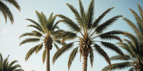 Swaying Palms Under the Tropical Sky - palm trees6