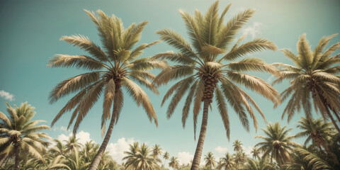 Swaying Palms Under the Tropical Sky - palm trees13