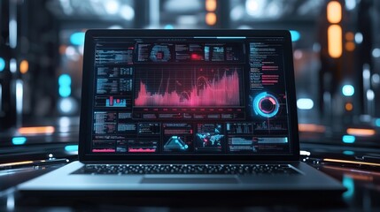 infographic charts analysis of corporate laptop antivirus