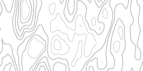 Background of the topographic map. Topographic map lines, contour background. Black and white abstract background.