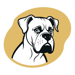 A dog with a black nose and brown eyes