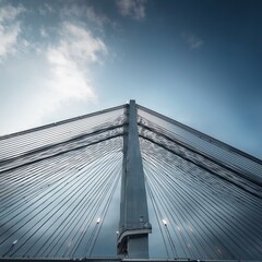 Fototapeta premium bridge seen from below, AI generated