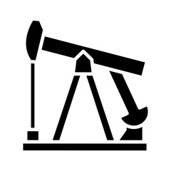 Oil Rig glyph icon