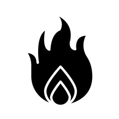 Gas Flame glyph icon