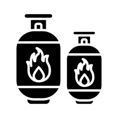 Industrial Gas glyph icon