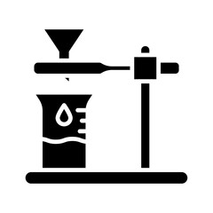Oil Extraction glyph icon