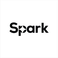 Spark Typography Logo Design Inspiration 