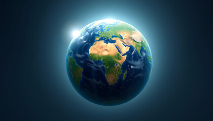 Care for our planet isolated with white highlights, png