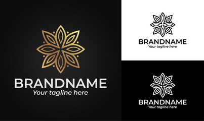 Luxurious Floral Logo for Event Planning, Beauty, and Lifestyle Brands