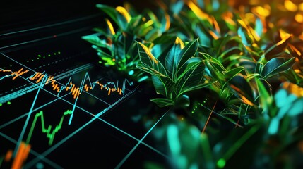 Green Growth on a Tech Screen