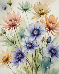 Obraz premium watercolor background