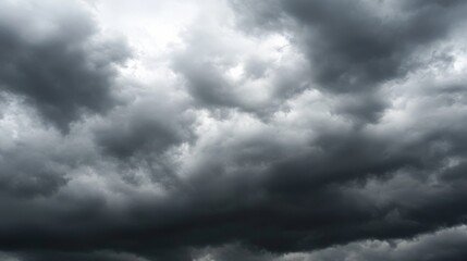 Obraz premium Ominous Dark Storm Clouds Gathering in the Sky