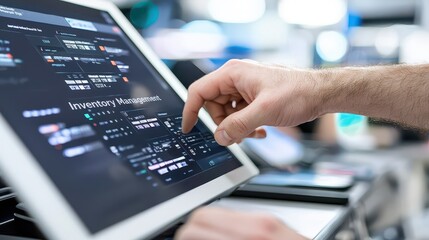 Efficient Inventory Management System with Digital Screens for Enhanced Decision Making and Productivity