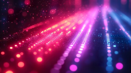 Fototapeta premium Abstract Neon Lights Background for Modern Designs