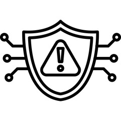 Cybersecurity Threats Icon