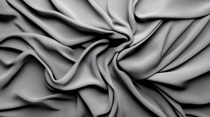 Obraz premium Gray fabric texture, white isolate background