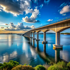 Obraz premium bridge water view