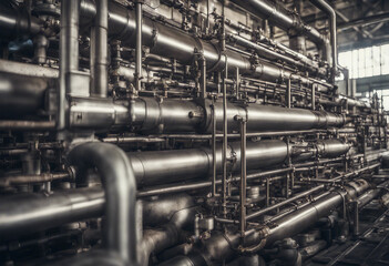 Industry pipeline transport petrochemical gas and oil processing furnace factory line rack of heat c