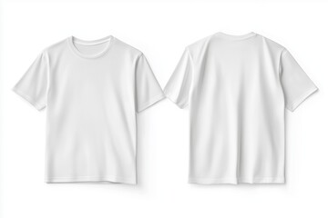 blank white t shirt by generative ai