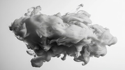 Ethereal Smoke: A Captivating Monochrome Masterpiece