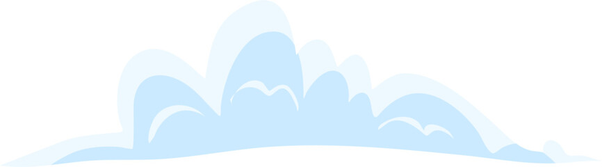 Hand drawn cloud illustration 