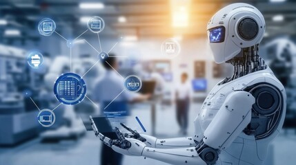 Intelligent factory and Industry 4.0 management.