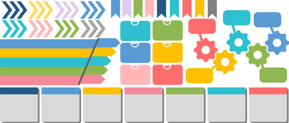 ビジネス用フレームのグラフィック素材イラスト