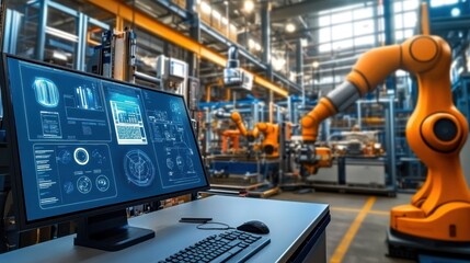 Intelligent factory and Industry 4.0 management.