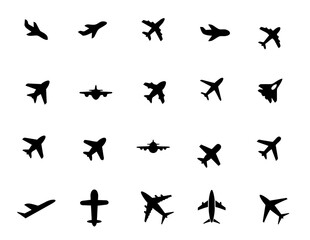 Airplane Silhouettes Collection, the ultimate gallery of airplane silhouettes vector