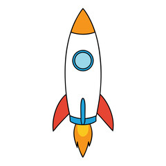 rocket in space