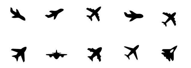 Airplane Silhouettes Collection, the ultimate gallery of airplane silhouettes vector