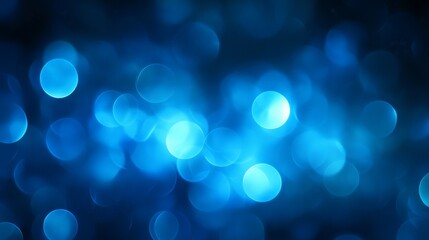 Naklejka premium Ethereal Glow: A Mesmerizing Play of Blue Hues