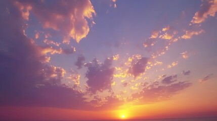 Breathtaking Sunset Clouds Painted in Vibrant Colors