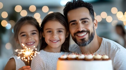 Joyous Diwali Family Gathering Lighting Sparklers and Enjoying Traditional Sweets in a Warm Colorful Setting