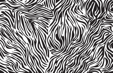 Distressed overlay texture of natural fur, grunge vector background. abstract halftone 