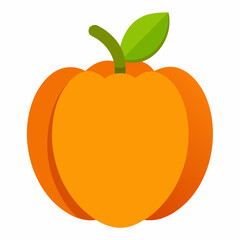 illustration of an orange Misti Kumra pumpkin, first time.