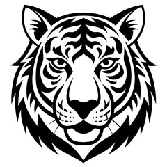 tiger head vector