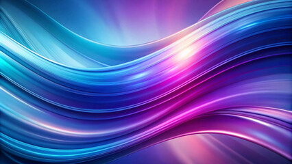 Fototapeta premium futuristic digital landscape, where neon waves ripple through the virtual space, creating a mesmerizing spectacle.