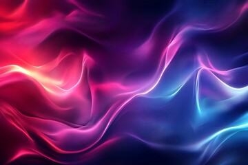 Obraz premium Abstract blue-pink background, beautiful lines and blur