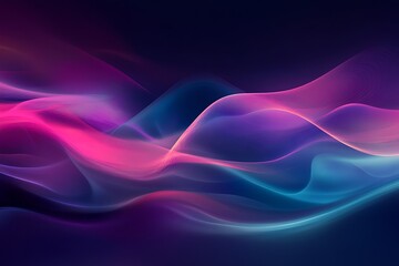 Abstract blue-pink background, beautiful lines and blur