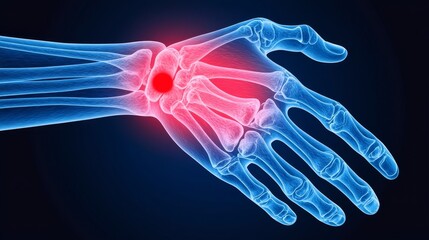 X-ray of Hand with Wrist Pain
