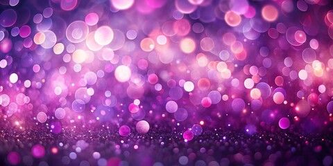 Abstract Purple Bokeh with Glitter, bokeh, sparkle