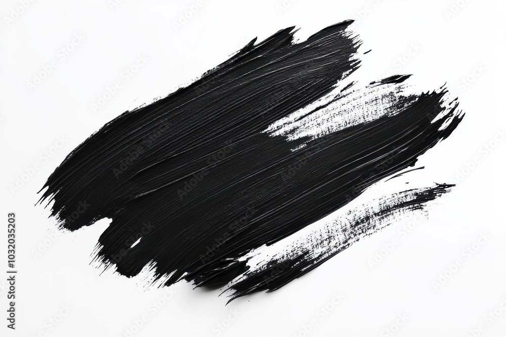 Poster deep hue texture created by marker. standalone brush mark on a blank background