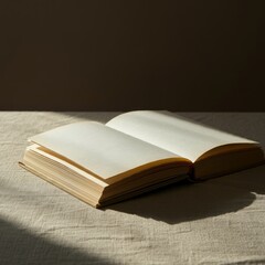 Blank open Book  Mockup tamplate