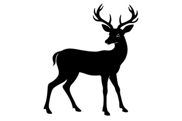deer silhouette vector