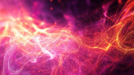 Fototapeta premium Cosmic Energy Explosion - Vibrant Abstract Cosmic Background