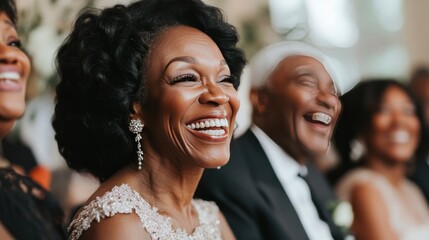 Obraz premium A joyful celebration full of smiles, laughter, and the delight of being together