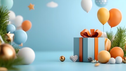 Vibrant and eye catching ecommerce sale banner featuring a dynamic display of colorful product images to promote online retail offers and discounts